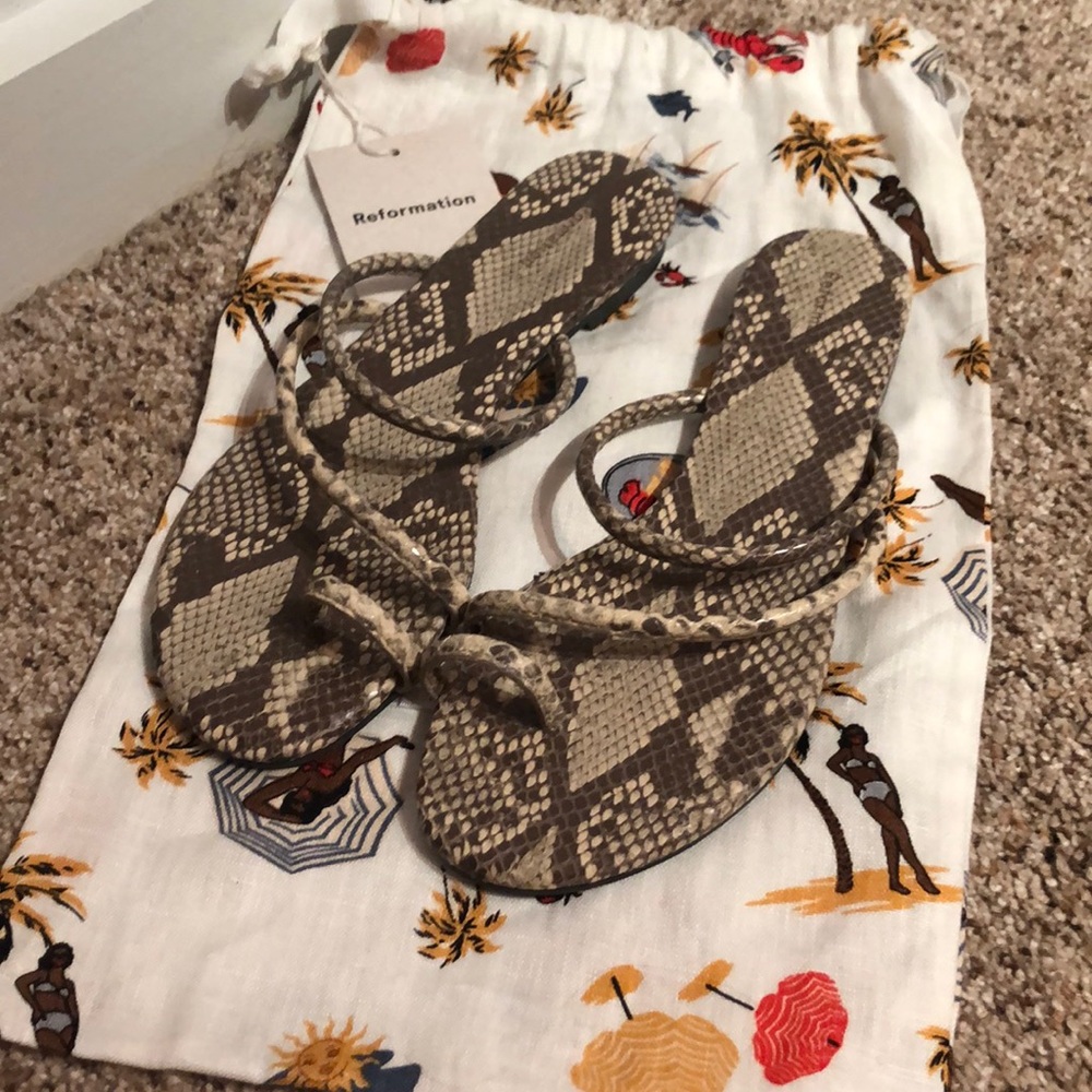 Reformation Flat Sandals